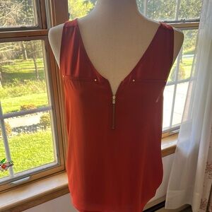 Express: Women's Burnt Orange Sleeveless Top (NWOT)